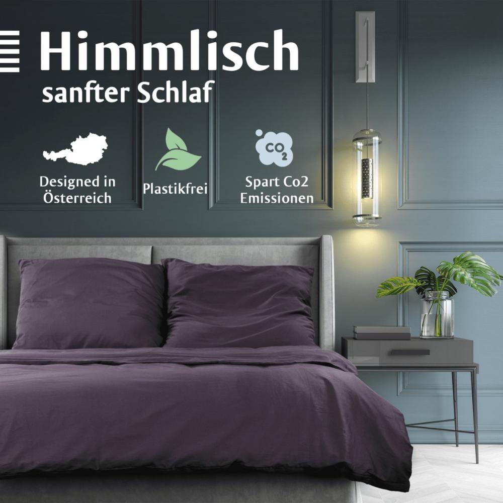 Luxus Baumwolle-Satin Bettwäsche Set -