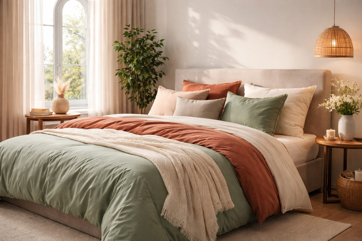 Moderne Bettlaken-Farben 2026 – so gestalten Sie Ihr Schlafzimmer