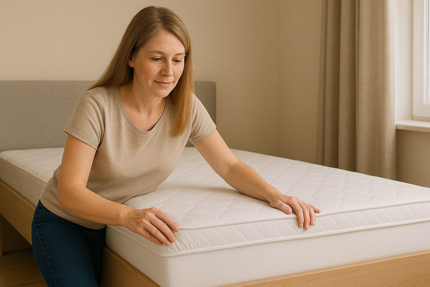 Spannbettlaken für Topper