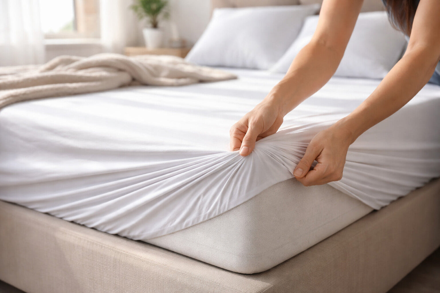 Warum laufen Spannbettlaken ein