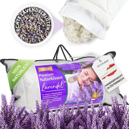 Premium Naturkissen Lavendel