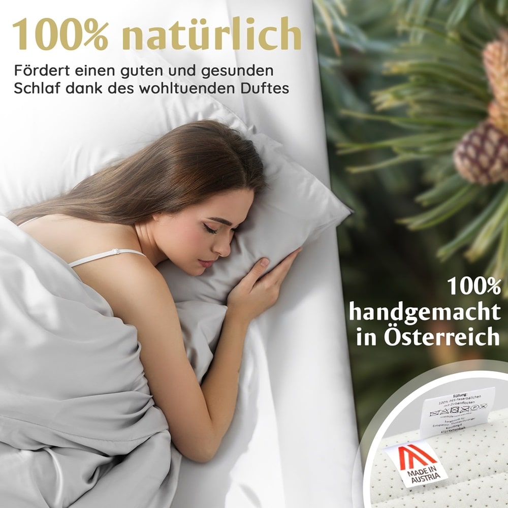 Premium Naturkissen Zirbe