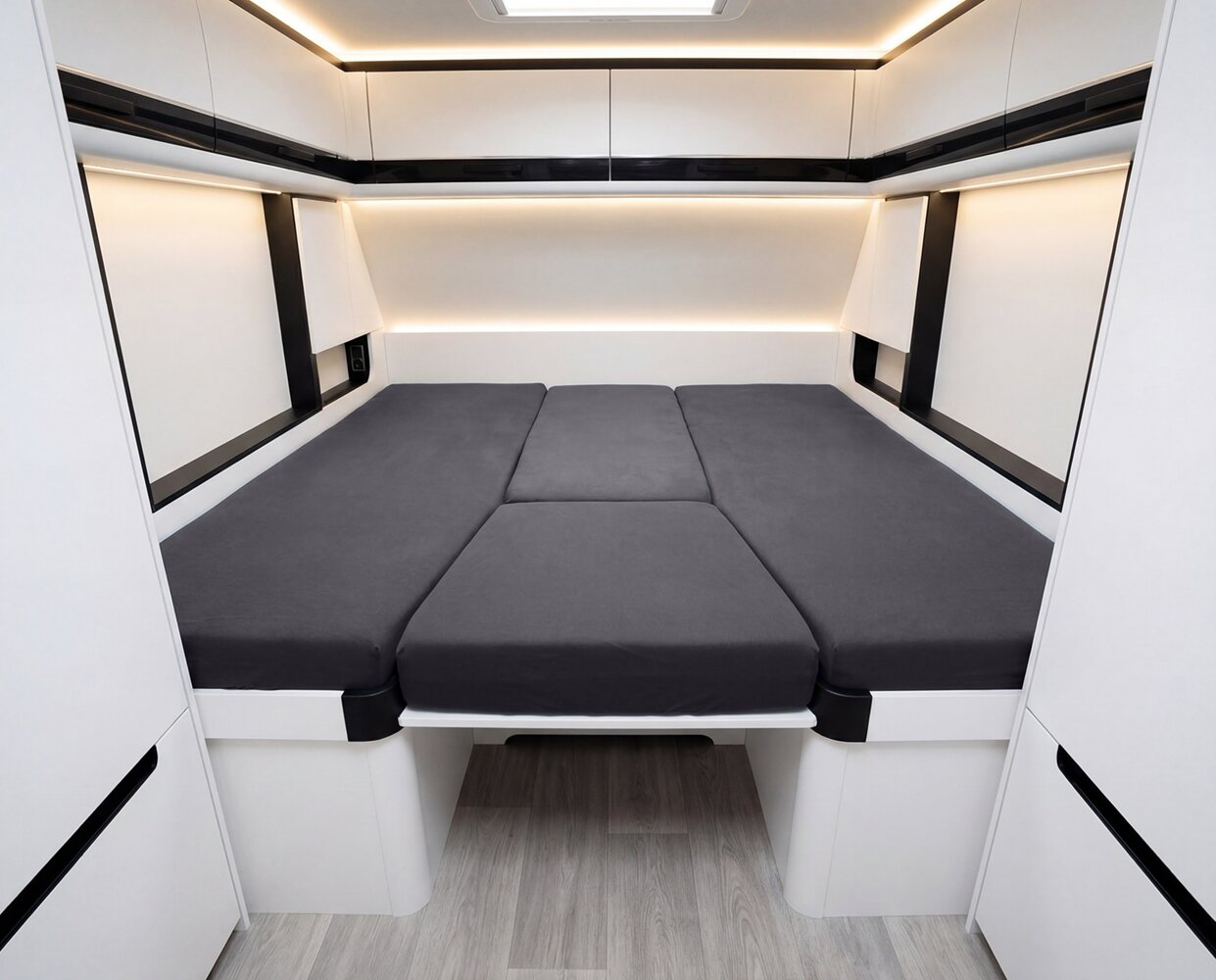 4-teiliges Spannbettlaken Set Wohnmobil und Wohnwagen