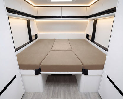 4-teiliges Spannbettlaken Set Wohnmobil und Wohnwagen