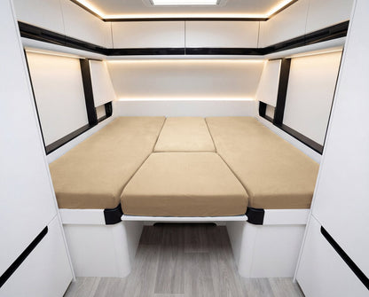 4-teiliges Spannbettlaken Set Wohnmobil und Wohnwagen