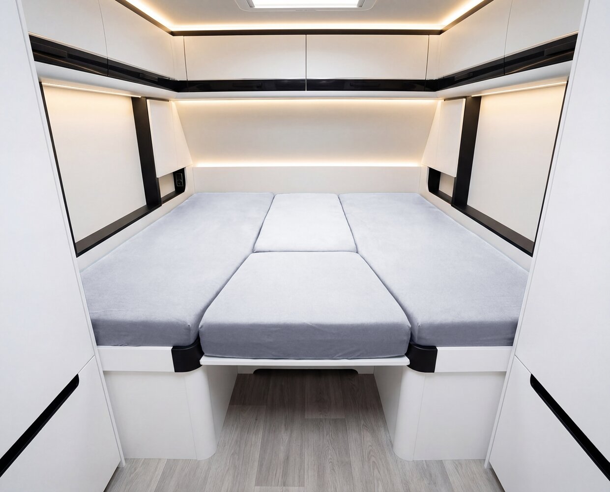 4-teiliges Spannbettlaken Set Wohnmobil und Wohnwagen