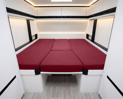 4-teiliges Spannbettlaken Set Wohnmobil und Wohnwagen