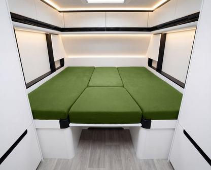 4-teiliges Spannbettlaken Set Wohnmobil und Wohnwagen