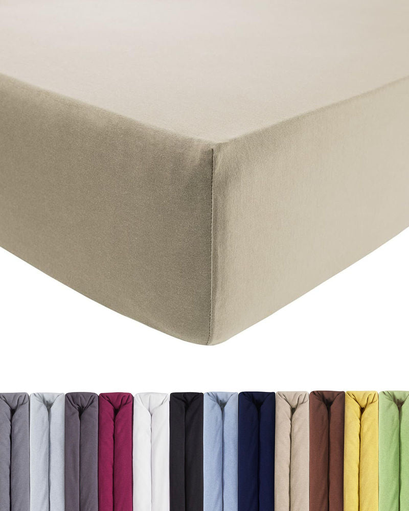 Luxus Spannbettlaken 120x200 - 130x200 cm
