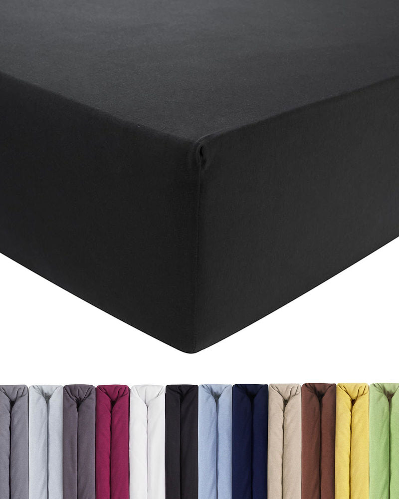 Luxus Spannbettlaken 120x200 - 130x200 cm