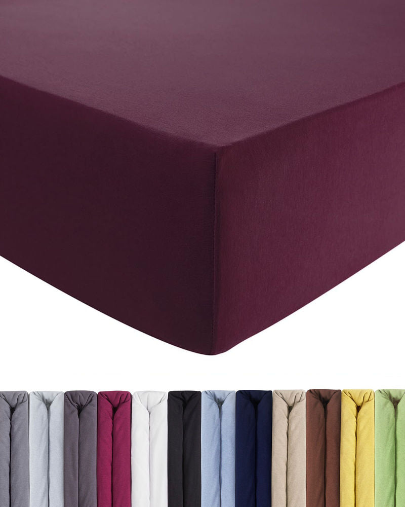Luxus Spannbettlaken 120x200 - 130x200 cm