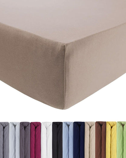 Luxus Spannbettlaken 120x200 - 130x200 cm